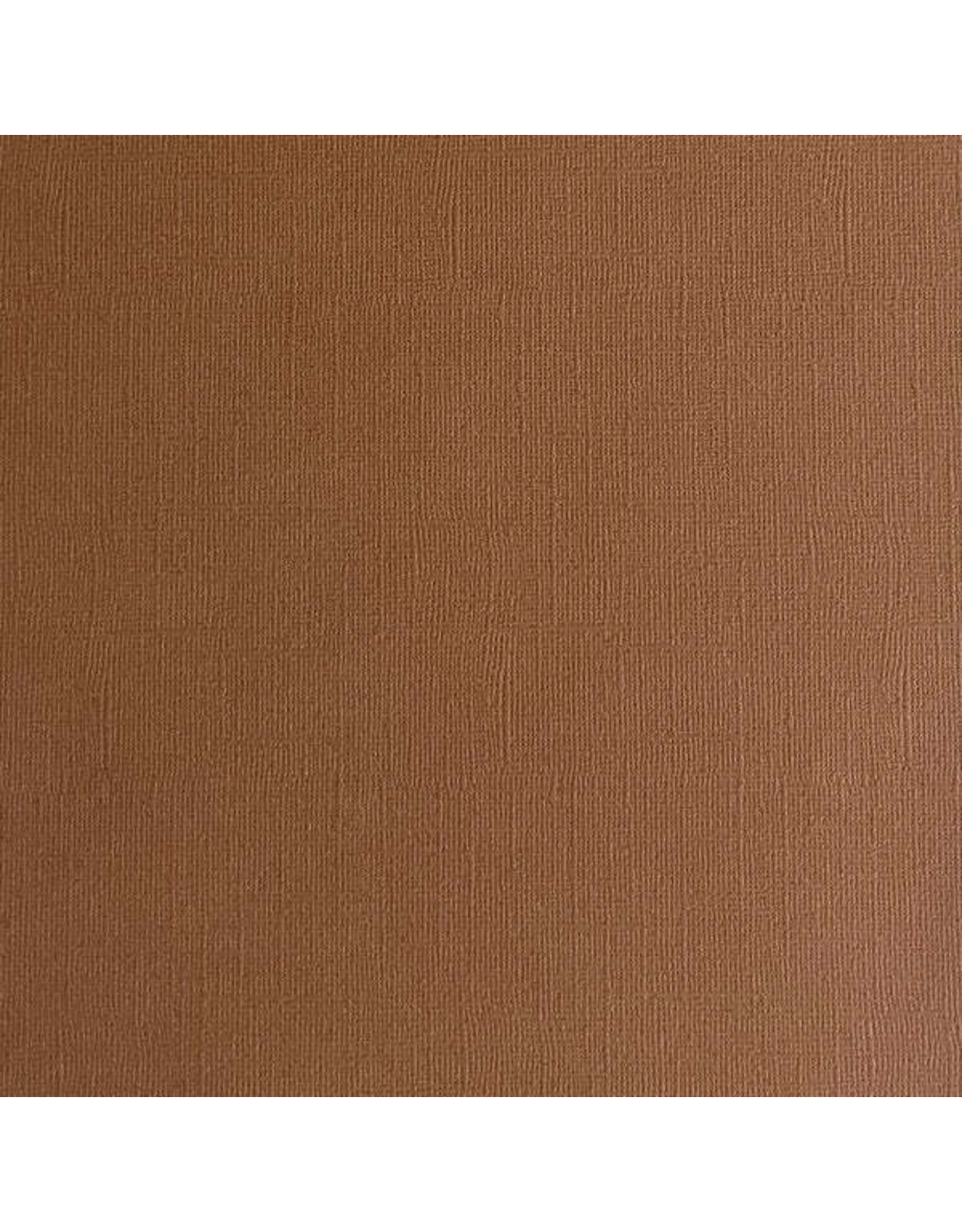 ENCORE PAPER ENCORE PAPER CANVAS TEXTURE MOCHA CARDSTOCK 12x12