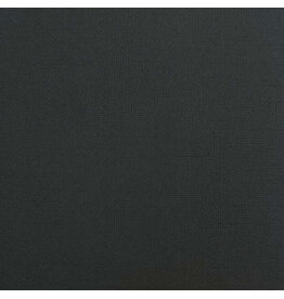 ENCORE PAPER ENCORE PAPER CANVAS TEXTURE JET BLACK CARDSTOCK 12x12