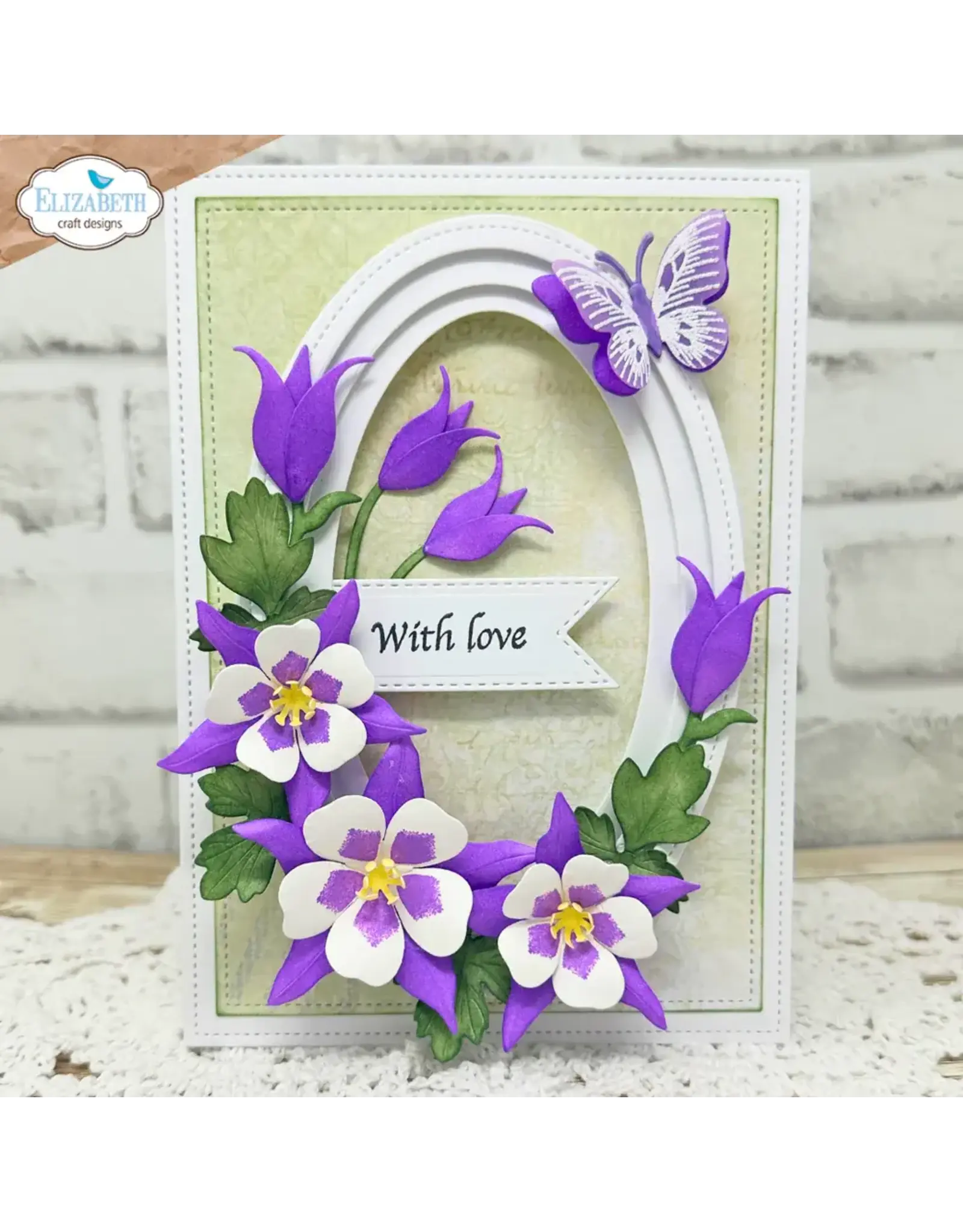 ELIZABETH CRAFT DESIGNS ELIZABETH CRAFT DESIGNS BLOOM WILDLY FLOWER CENTERS 3 CLEAR STAMP SET