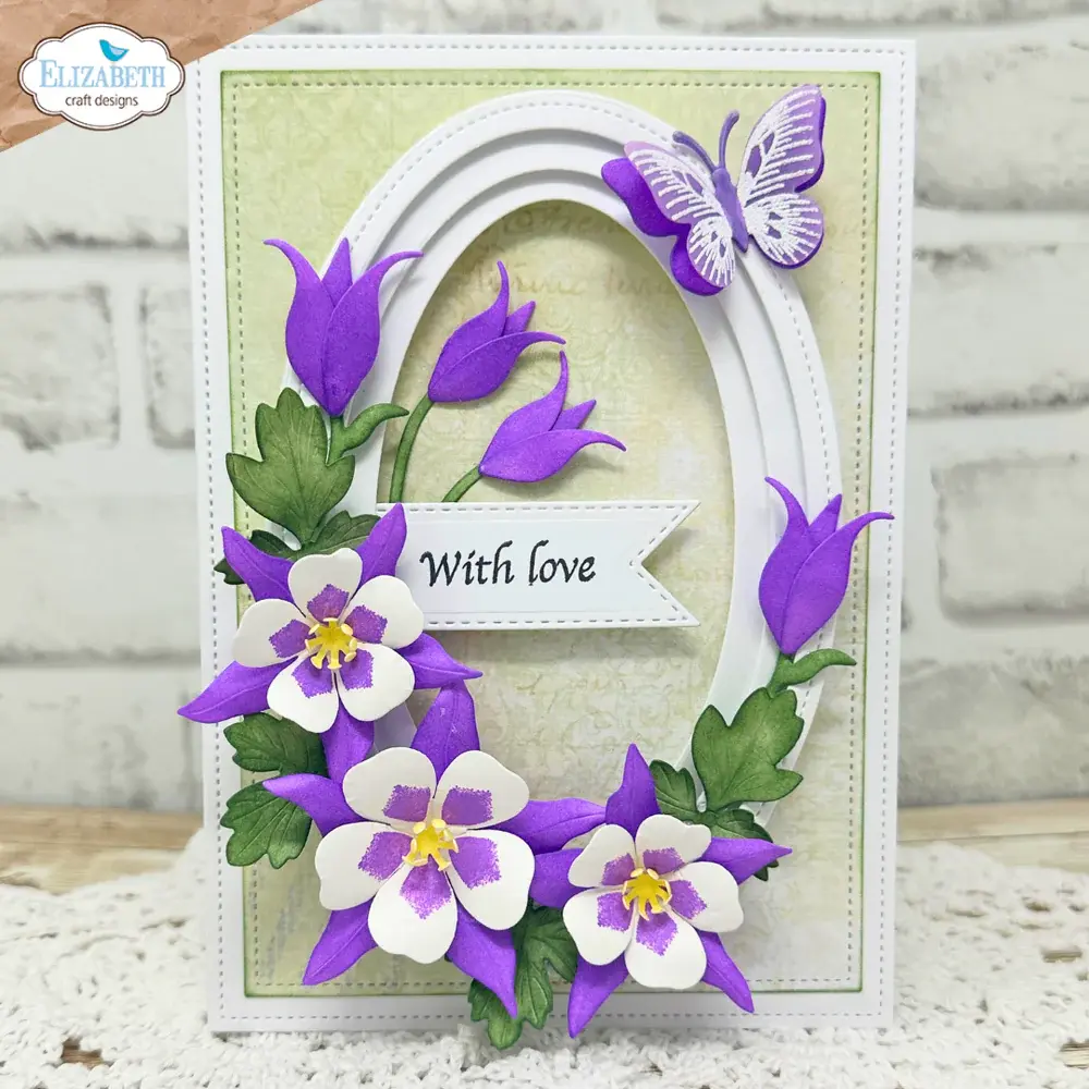 ELIZABETH CRAFT DESIGNS ELIZABETH CRAFT DESIGNS BLOOM WILDLY FLOWER CENTERS 3 CLEAR STAMP SET
