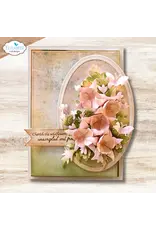 ELIZABETH CRAFT DESIGNS ELIZABETH CRAFT DESIGNS BLOOM WILDLY STITCHED OVALS DIE SET