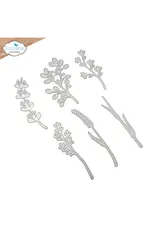 ELIZABETH CRAFT DESIGNS ELIZABETH CRAFT DESIGNS BLOOM WILDLY FLORAL GREENERY 4 DIE SET