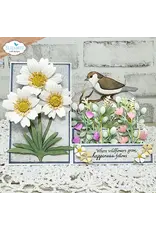 ELIZABETH CRAFT DESIGNS ELIZABETH CRAFT DESIGNS BLOOM WILDLY FLORAL GREENERY 4 DIE SET