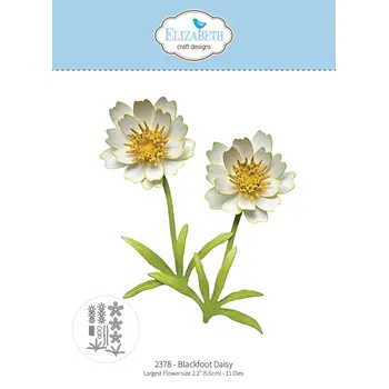 ELIZABETH CRAFT DESIGNS ELIZABETH CRAFT DESIGNS BLOOM WILDLY BLACKFOOT DAISY DIE SET
