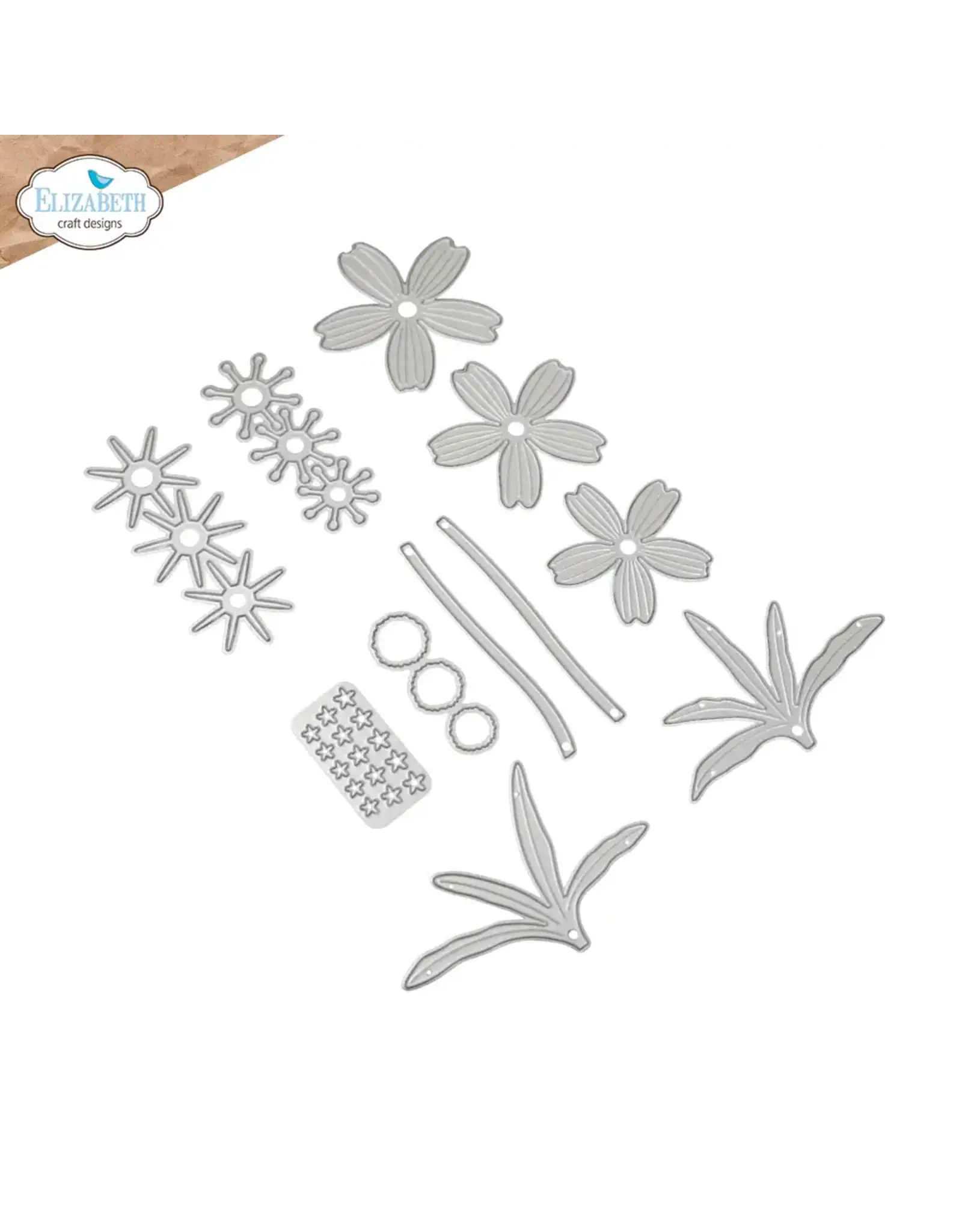 ELIZABETH CRAFT DESIGNS ELIZABETH CRAFT DESIGNS BLOOM WILDLY BLACKFOOT DAISY DIE SET