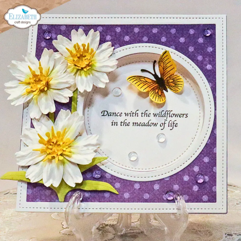 ELIZABETH CRAFT DESIGNS ELIZABETH CRAFT DESIGNS BLOOM WILDLY BLACKFOOT DAISY DIE SET