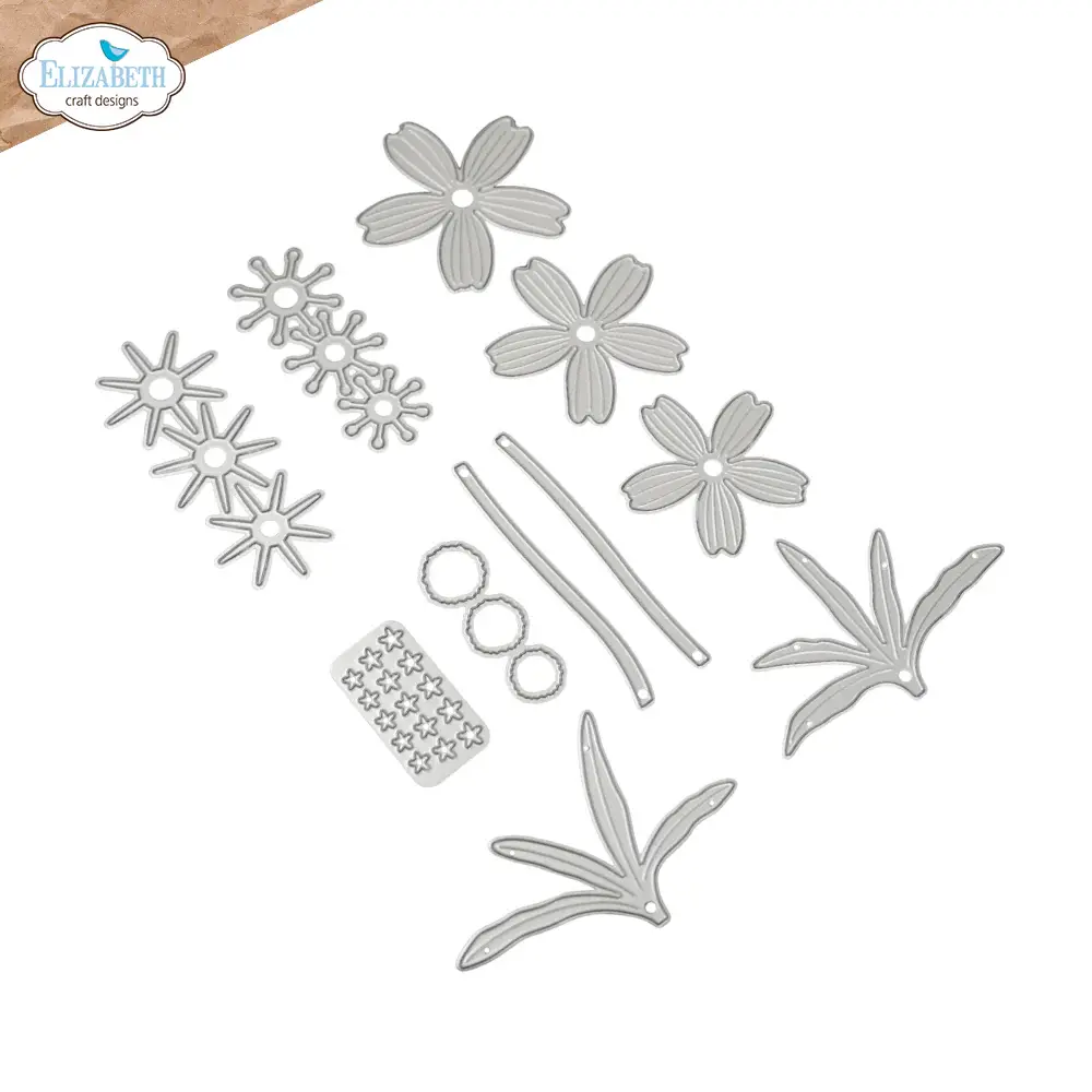 ELIZABETH CRAFT DESIGNS ELIZABETH CRAFT DESIGNS BLOOM WILDLY BLACKFOOT DAISY DIE SET