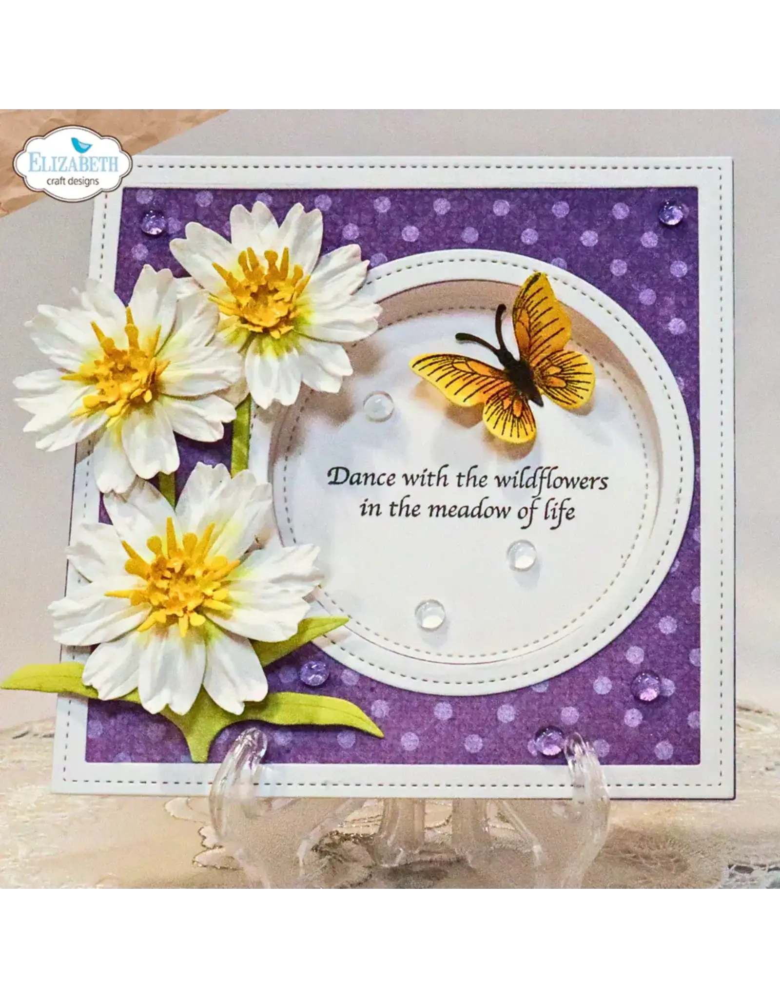 ELIZABETH CRAFT DESIGNS ELIZABETH CRAFT DESIGNS BLOOM WILDLY BLACKFOOT DAISY DIE SET