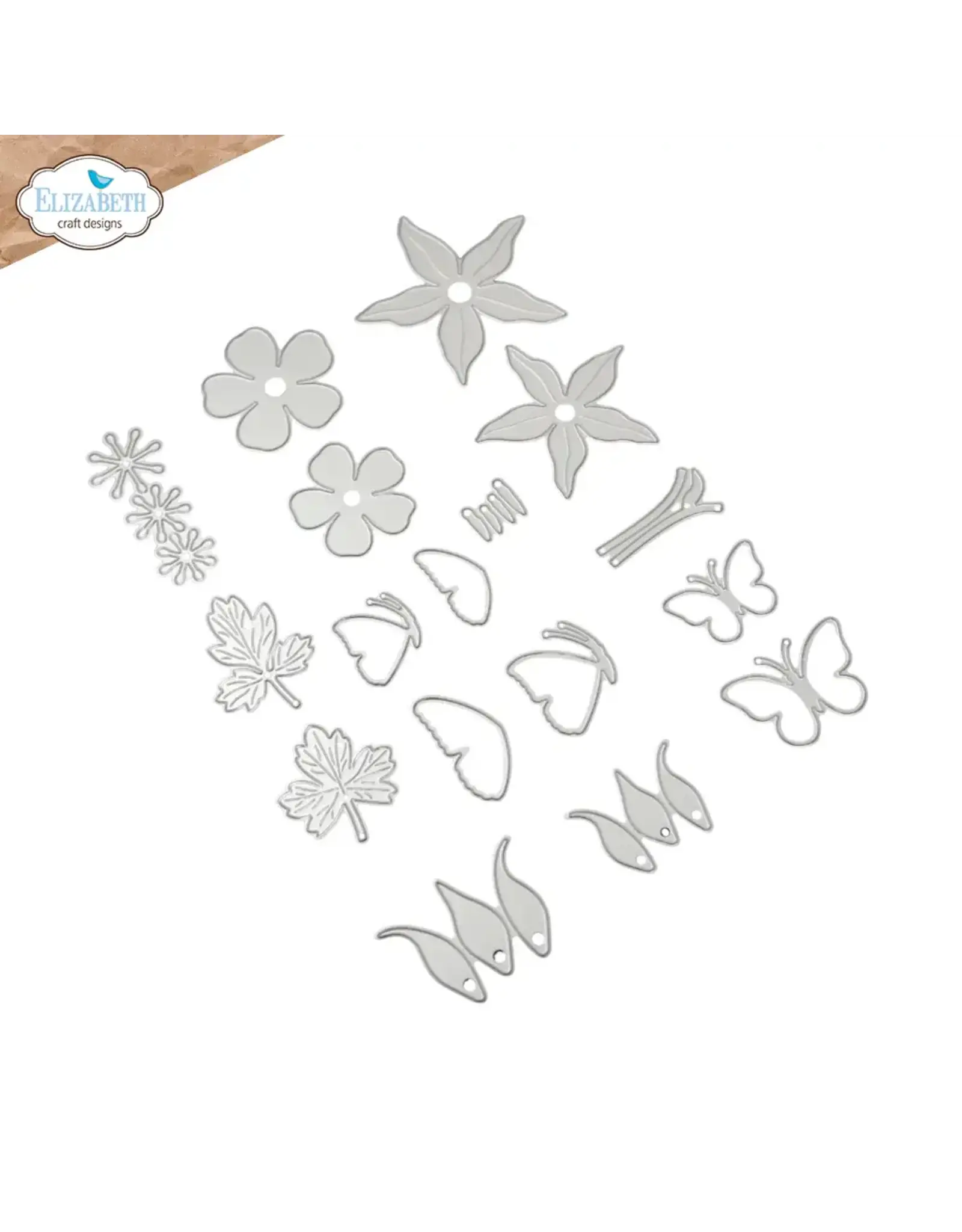 ELIZABETH CRAFT DESIGNS ELIZABETH CRAFT DESIGNS BLOOM WILDLY COLUMBINE DIE SET