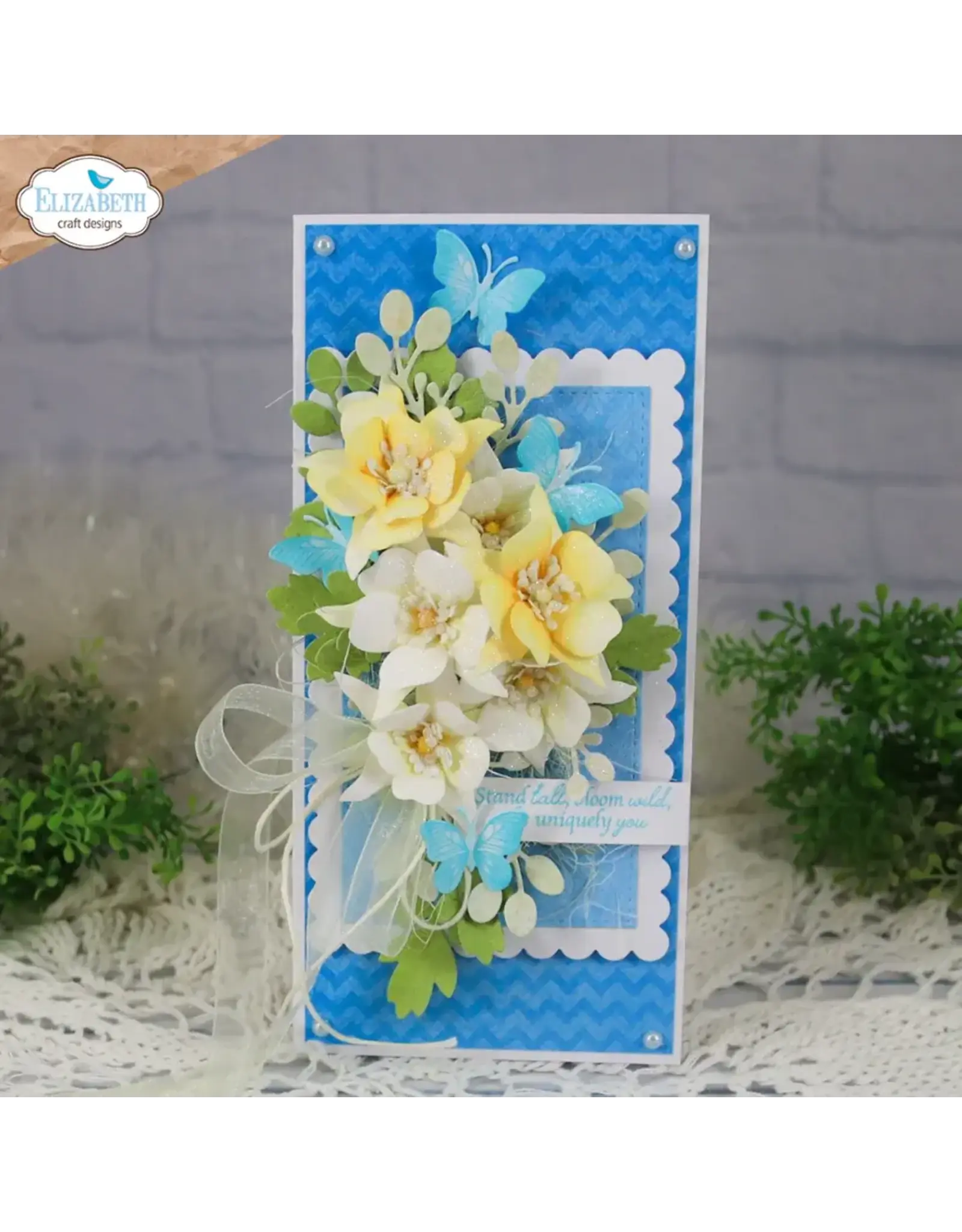 ELIZABETH CRAFT DESIGNS ELIZABETH CRAFT DESIGNS BLOOM WILDLY COLUMBINE DIE SET