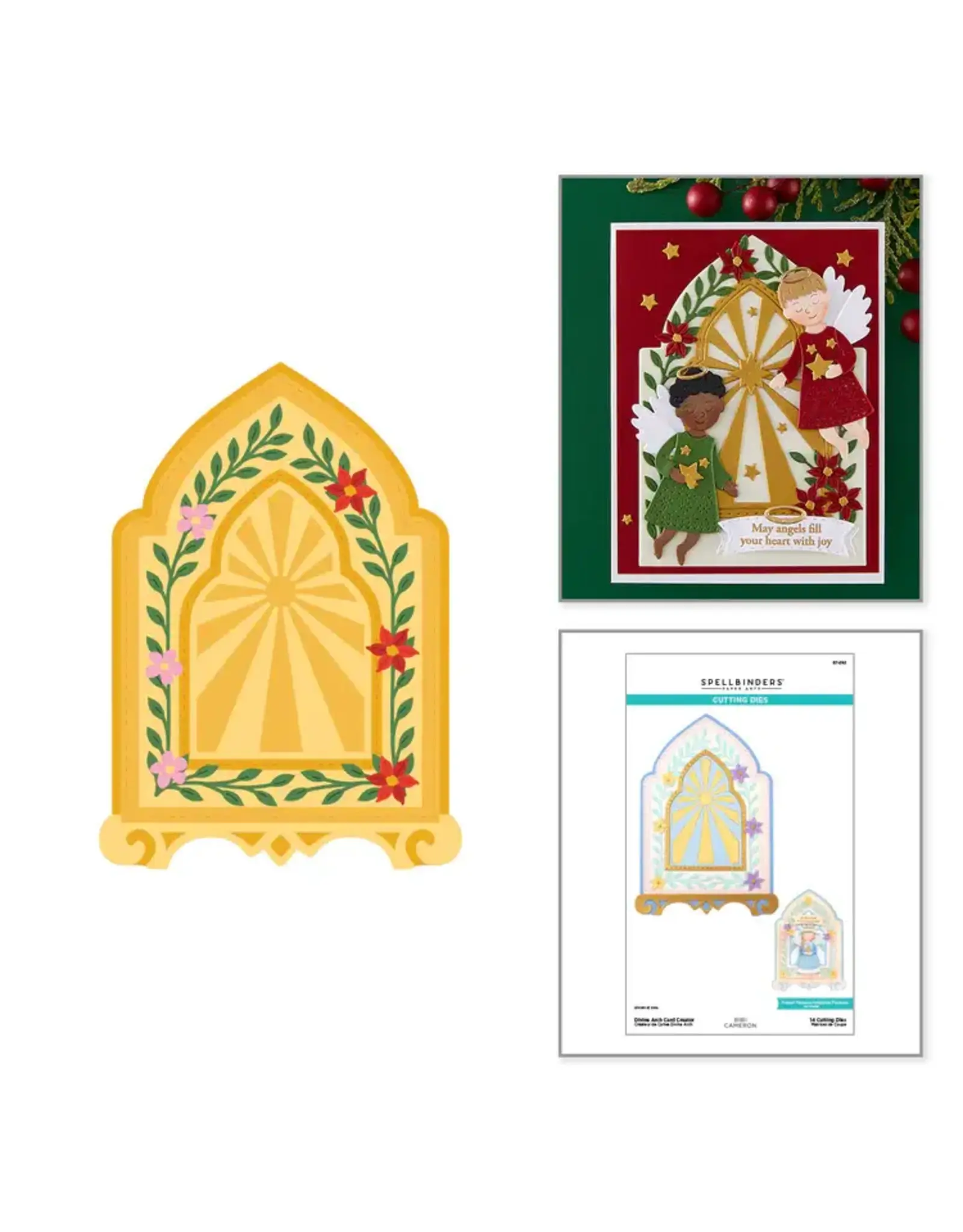 SPELLBINDERS SPELLBINDERS BIBI CAMERON DIVINE ARCH CARD CREATOR ETCHED DIE SET