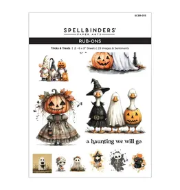 SPELLBINDERS SPELLBINDERS TRICKS & TREATS RUB-ON TRANSFERS
