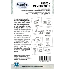 3QUARTER DESIGNS 3QUARTER DESIGNS PHOTO MEMORY MATS