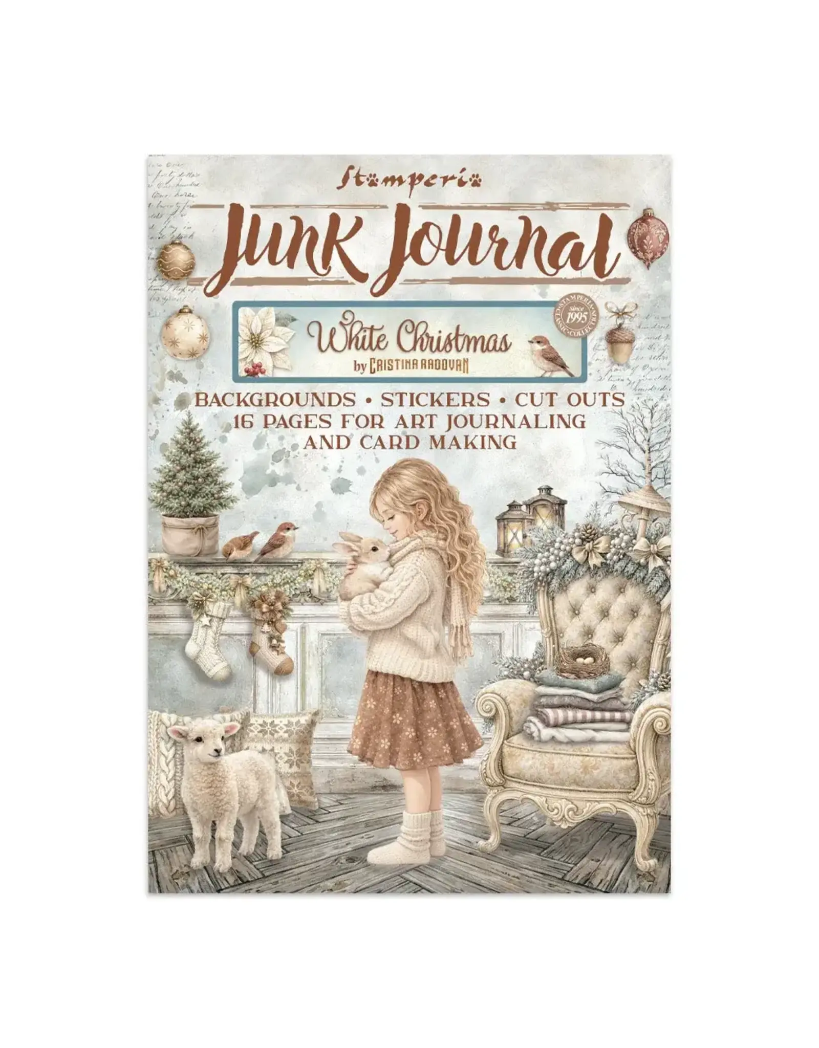 STAMPERIA STAMPERIA WHITE CHRISTMAS JUNK JOURNAL