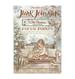 STAMPERIA STAMPERIA WHITE CHRISTMAS A5 FOCUS POINTS JUNK JOURNAL