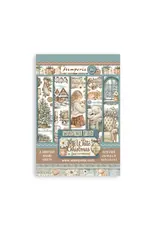 STAMPERIA STAMPERIA WHITE CHRISTMAS A5 WASHI PAD
