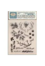 STAMPERIA STAMPERIA WHITE CHRISTMAS CLEAR STAMP SET