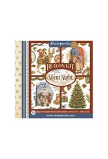 STAMPERIA STAMPERIA SILENT NIGHT ASSORTED RUB-ONS 6/PK