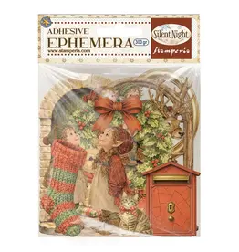 STAMPERIA STAMPERIA SILENT NIGHT EPHEMERA ADHESIVE PAPER CUT OUTS