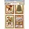 STAMPERIA STAMPERIA SILENT NIGHT ASSORTED A4 RICE PAPER 6/PK