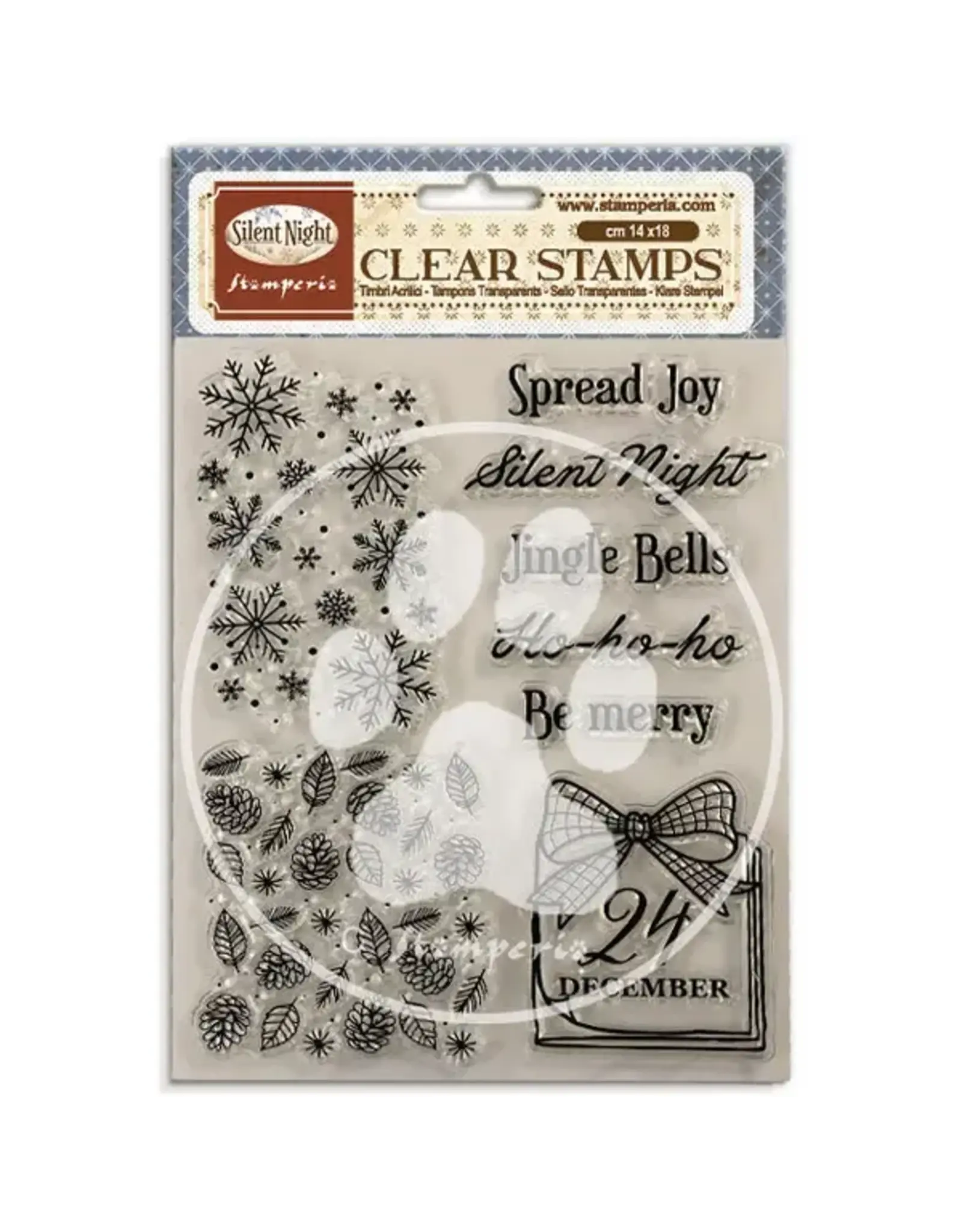 STAMPERIA STAMPERIA SILENT NIGHT CLEAR STAMP SET