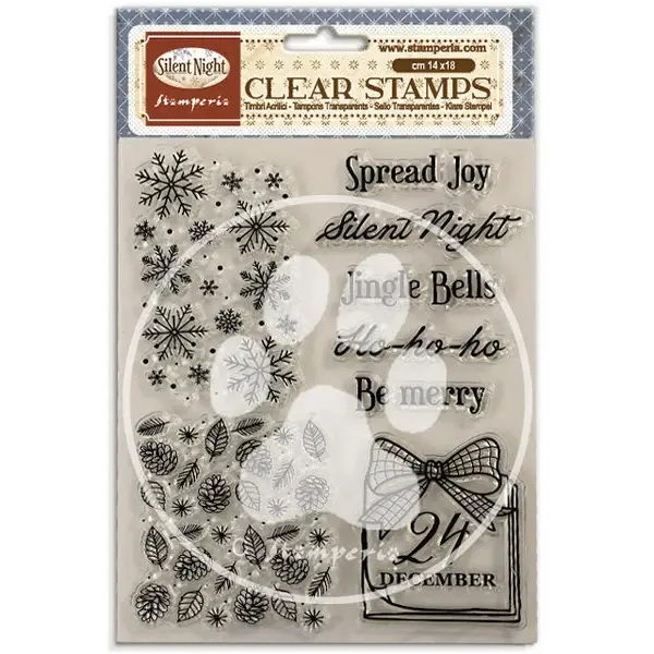 STAMPERIA STAMPERIA SILENT NIGHT CLEAR STAMP SET