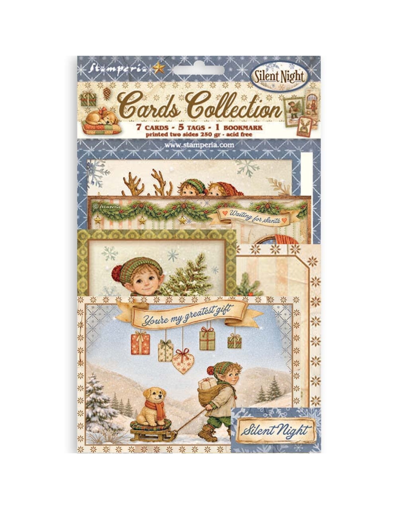 STAMPERIA STAMPERIA SILENT NIGHT CARDS COLLECTION