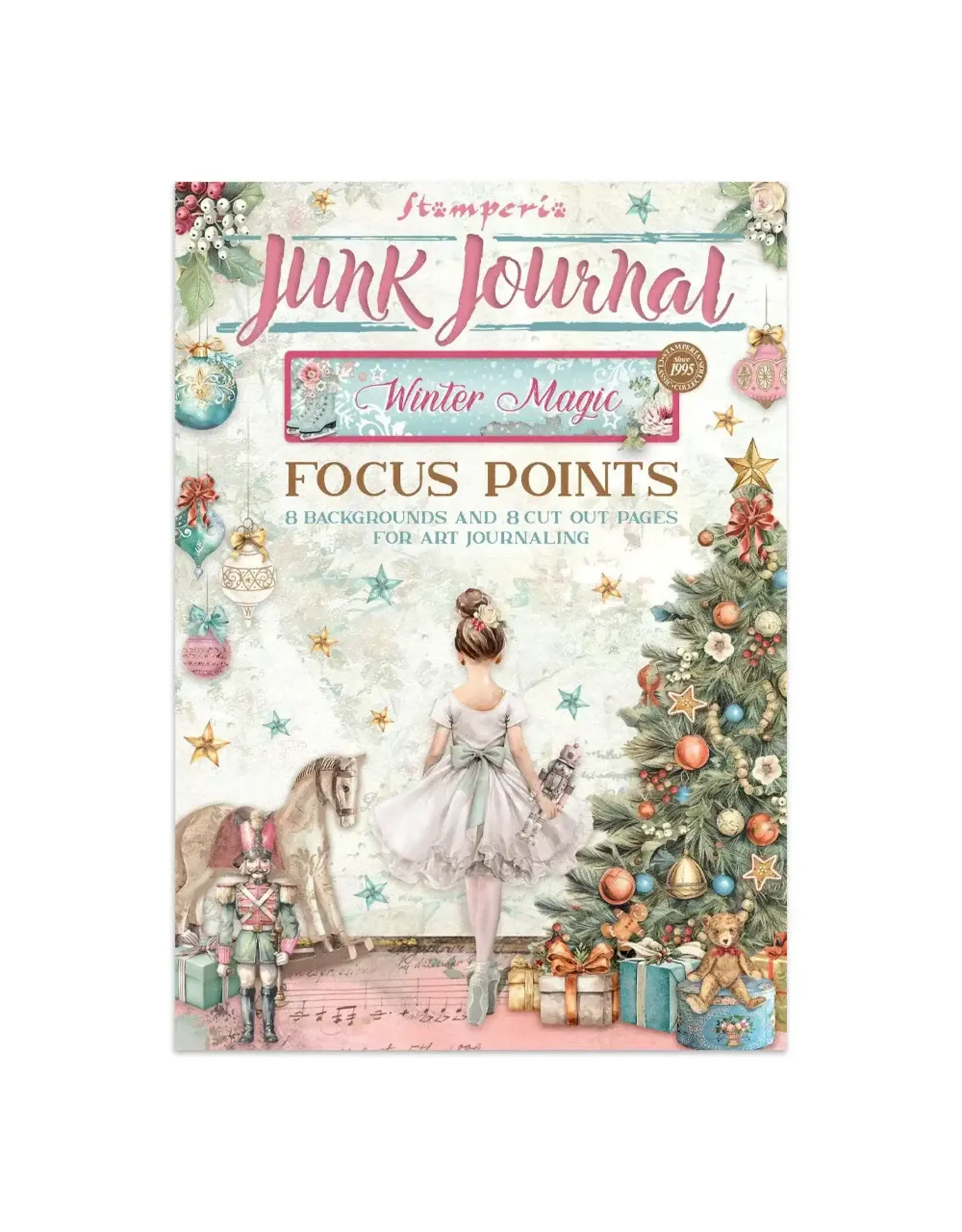 STAMPERIA STAMPERIA WINTER MAGIC A5 FOCUS POINTS JUNK JOURNAL