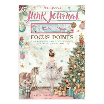STAMPERIA STAMPERIA WINTER MAGIC A5 FOCUS POINTS JUNK JOURNAL