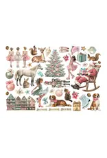 STAMPERIA STAMPERIA WINTER MAGIC EPHEMERA ADHESIVE PAPER CUT OUTS