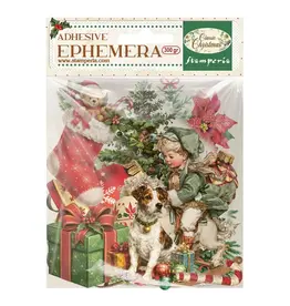 STAMPERIA STAMPERIA CLASSIC CHRISTMAS EPHEMERA ADHESIVE PAPER CUT OUTS