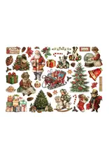 STAMPERIA STAMPERIA CLASSIC CHRISTMAS EPHEMERA ADHESIVE PAPER CUT OUTS
