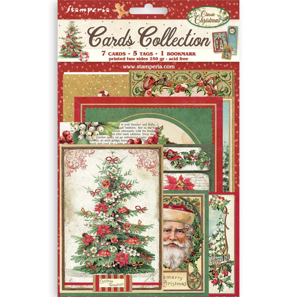 STAMPERIA STAMPERIA CLASSIC CHRISTMAS CARDS COLLECTION
