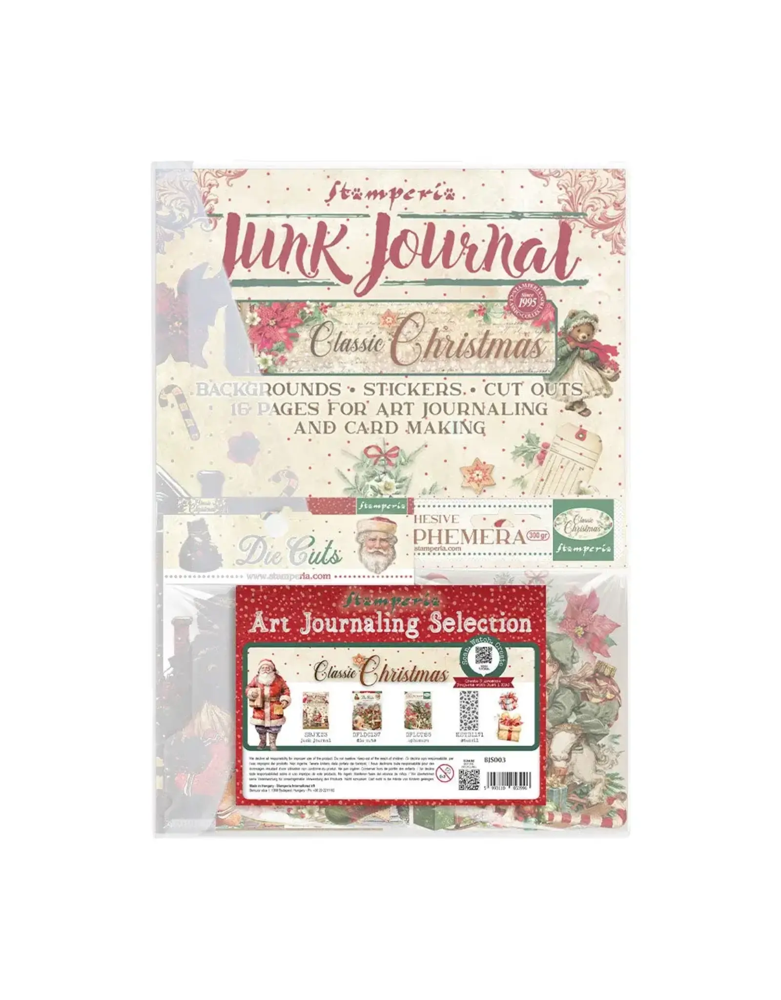 STAMPERIA STAMPERIA CLASSIC CHRISTMAS ART JOURNALING SELECTION