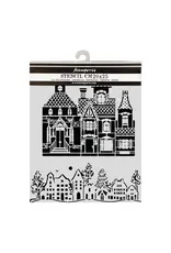 STAMPERIA STAMPERIA CHRISTMAS HOUSE 20x25cm STENCIL