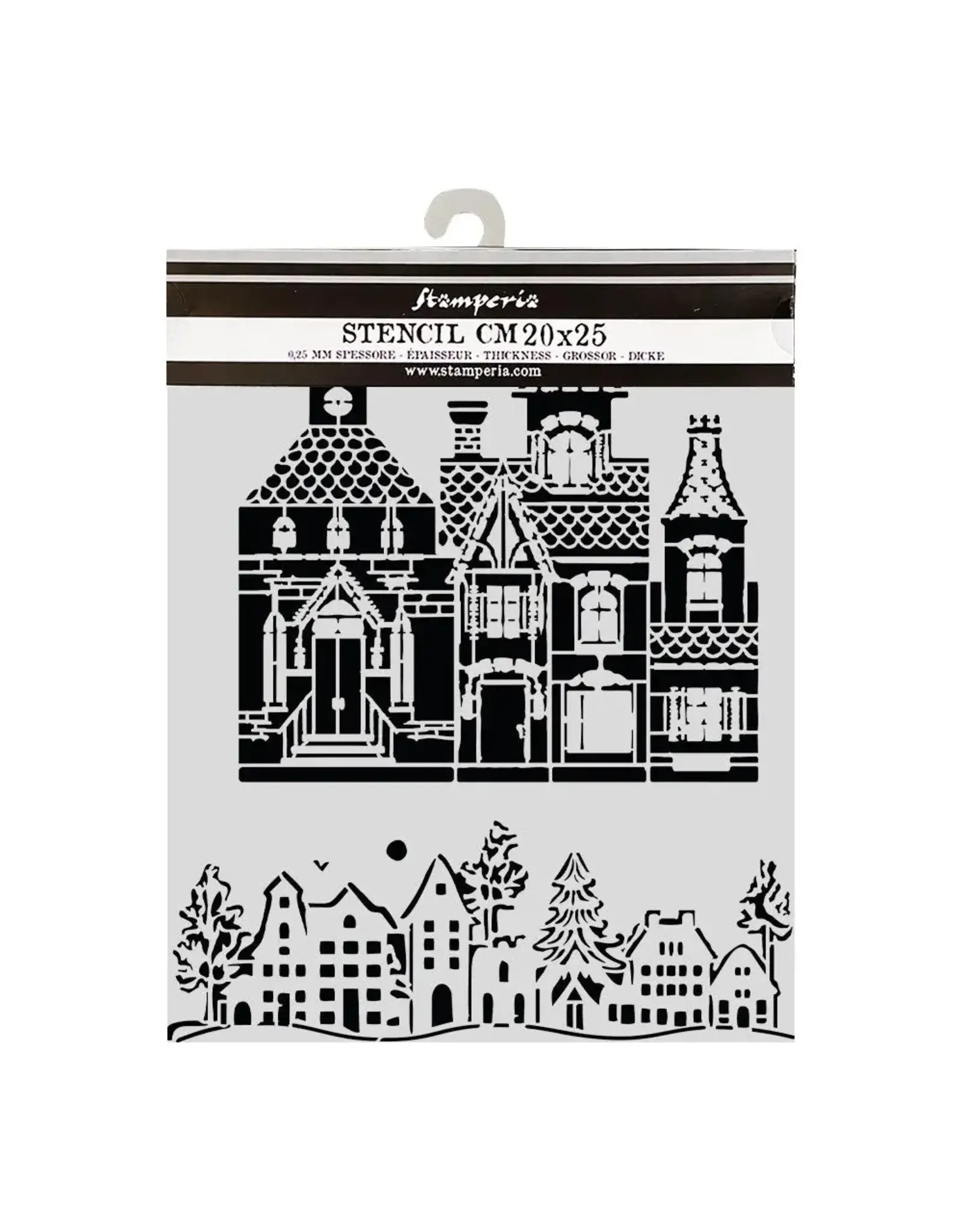 STAMPERIA STAMPERIA CHRISTMAS HOUSE 20x25cm STENCIL