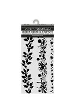 STAMPERIA STAMPERIA CHRISTMAS BORDERS 12x25cm STENCIL