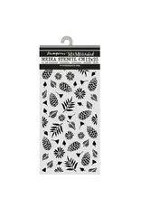 STAMPERIA STAMPERIA CHRISTMAS PINECONES PATTERN 12x25cm STENCIL