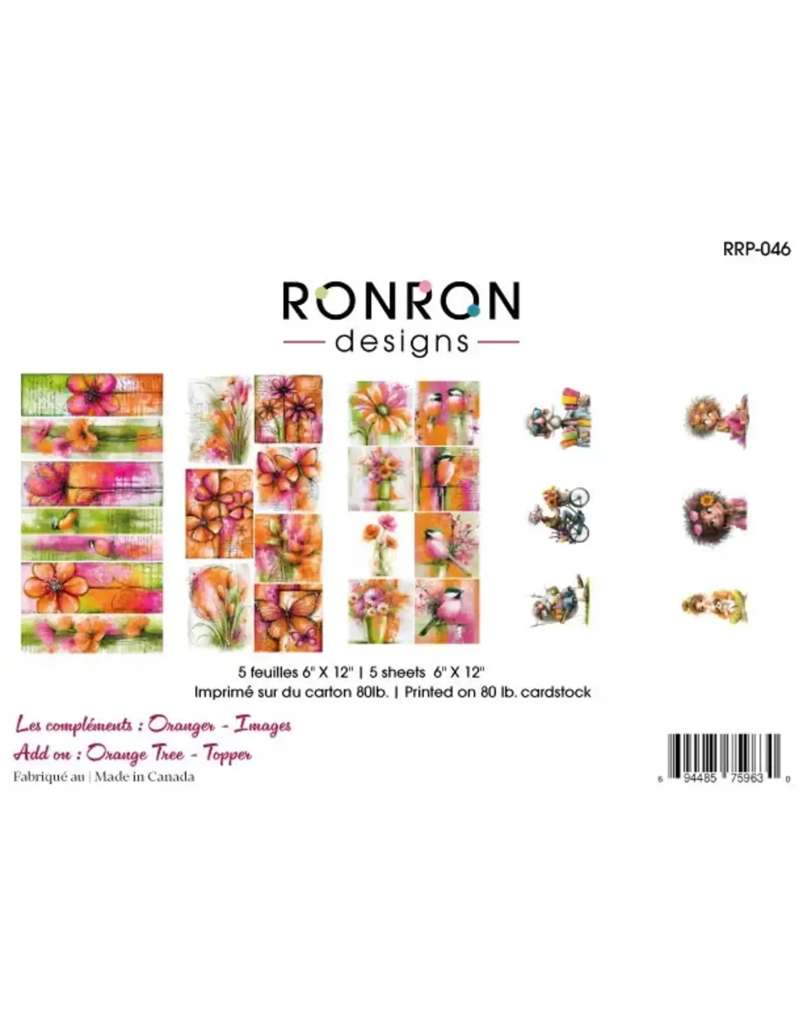 RONRON DESIGNS RONRON DESIGNS ORANGER TOPPERS