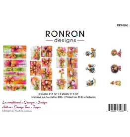 RONRON DESIGNS RONRON DESIGNS ORANGER TOPPERS