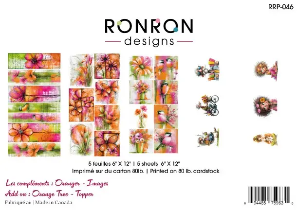 RONRON DESIGNS RONRON DESIGNS ORANGER TOPPERS