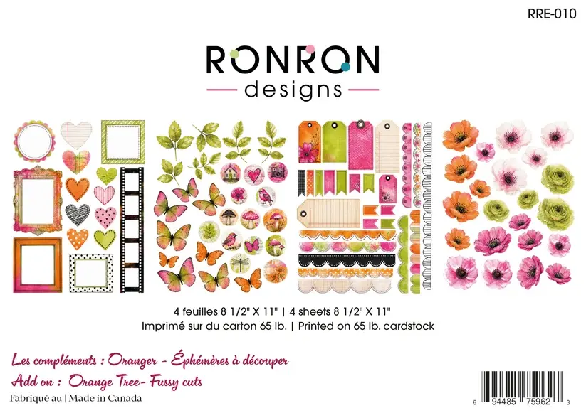 RONRON DESIGNS RONRON DESIGNS ORANGER EPHEMERA