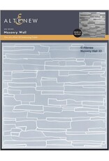 ALTENEW ALTENEW MASONRY WALL ONE-OF-A-KIND 3D EMBOSSING FOLDER