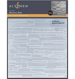 ALTENEW ALTENEW MASONRY WALL ONE-OF-A-KIND 3D EMBOSSING FOLDER