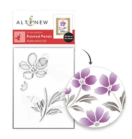 ALTENEW ALTENEW PAINTED PETALS STENCIL SET 3/PK