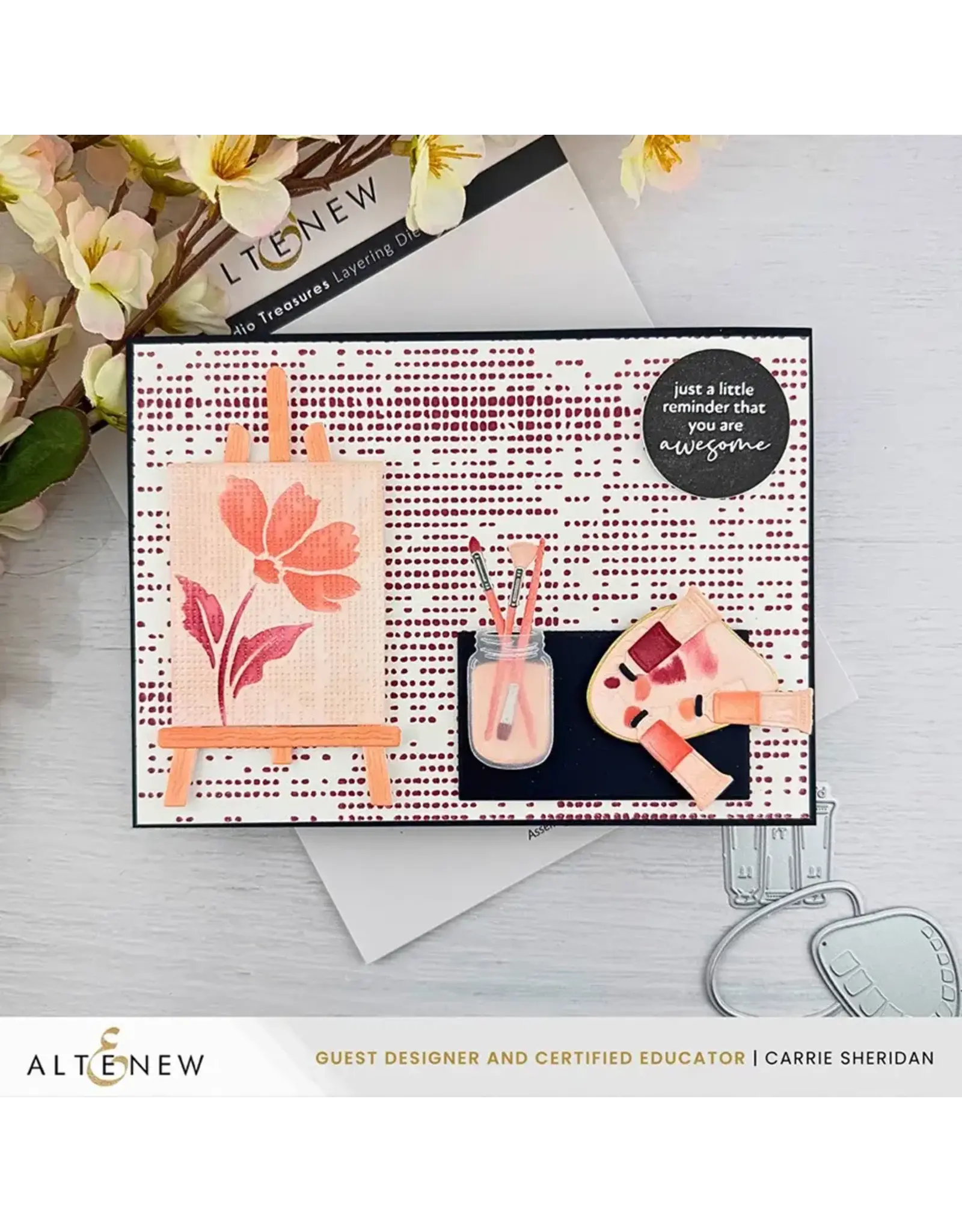 ALTENEW ALTENEW PAINTED PETALS STENCIL SET 3/PK