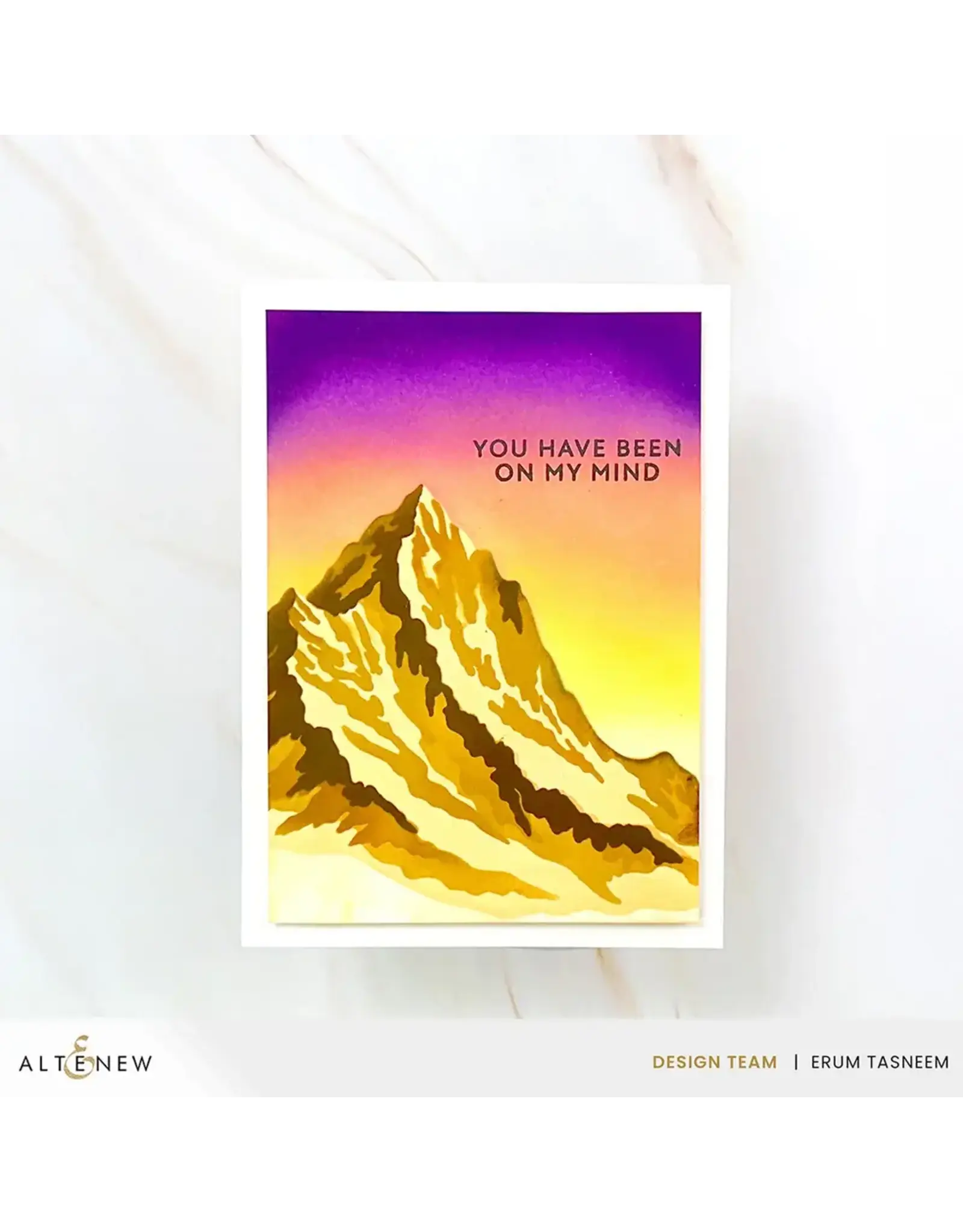 ALTENEW ALTENEW MOUNTAIN PEAK LAYERING STENCIL SET 4/PK