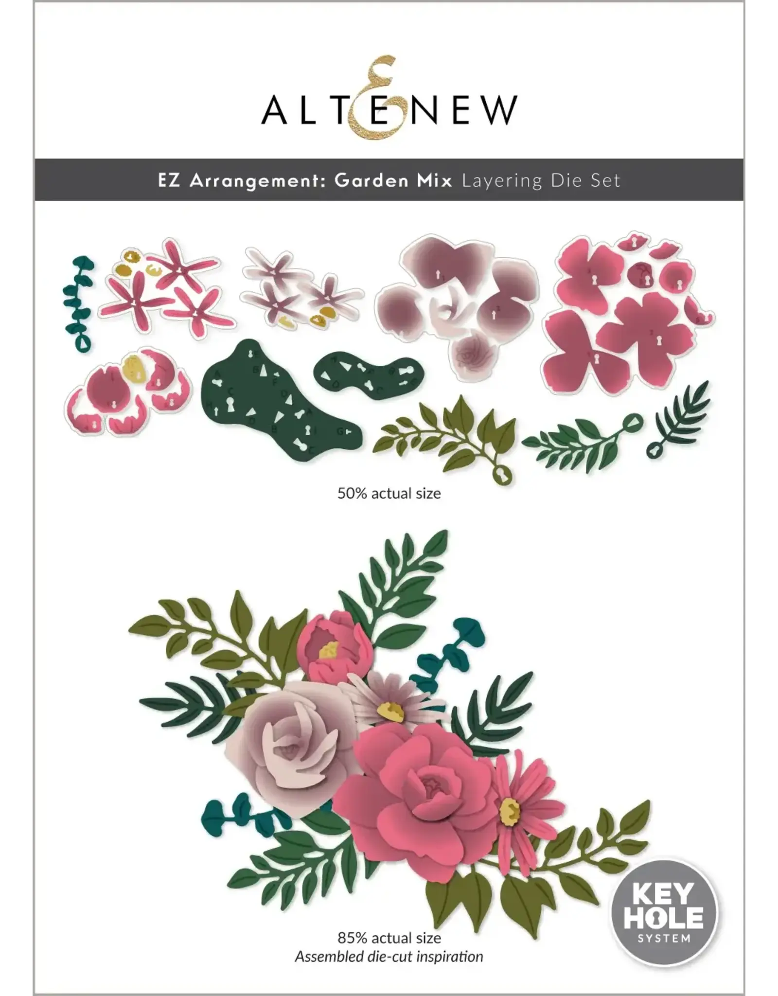 ALTENEW ALTENEW EZ ARRANGEMENT: GARDEN MIX LAYERING DIE SET