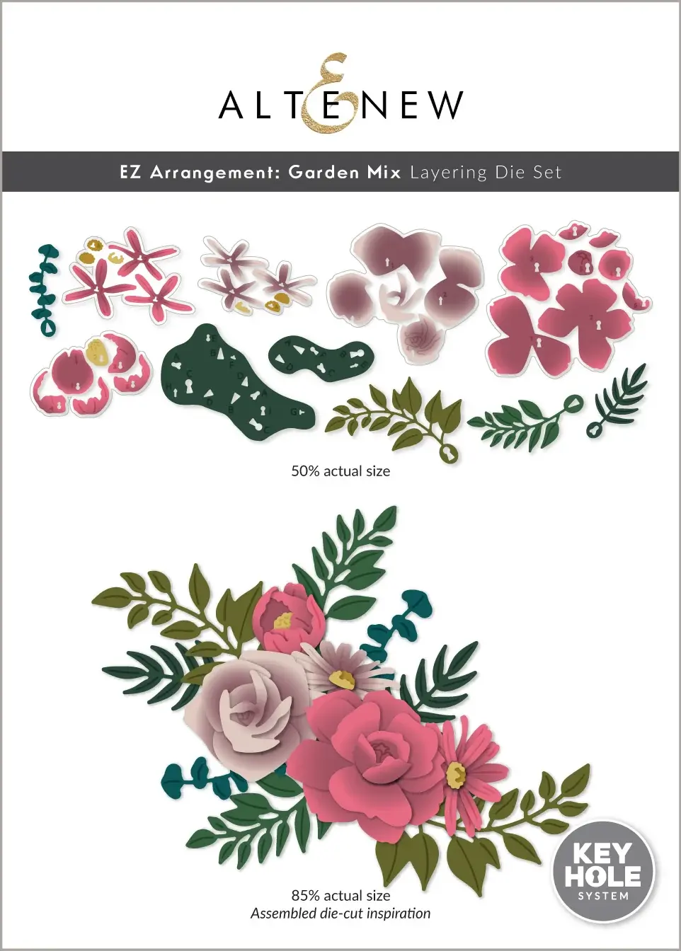 ALTENEW ALTENEW EZ ARRANGEMENT: GARDEN MIX LAYERING DIE SET