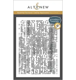 ALTENEW ALTENEW BETTERPRESS ESSENTIAL TEXTURES: CANVAS IMPRESSIONS PRESS PLATE